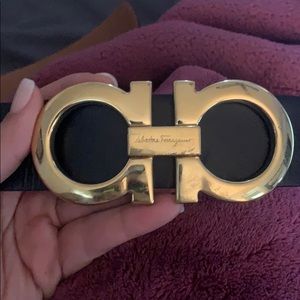 Reversible unisex Ferragamo belt